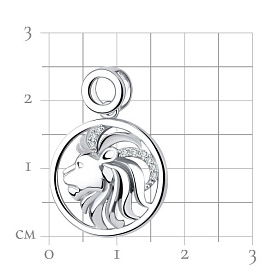 Подвеска Talant - Серебро 925, Фианит (арт. 55-72-0001-27884)