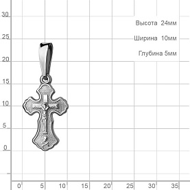 Подвеска Аквамарин - Серебро 925 (арт. 11201.5)
