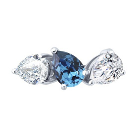 Кольцо Diamant - Серебро 925, Кристалл (арт. 94-110-00047-1)