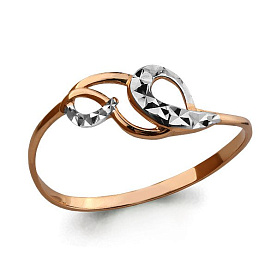 Кольцо Аквамарин - Золото 375 (арт. 54314.8)