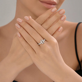 Кольцо Diamant - Серебро 925, Фианит (арт. 94-110-02261-1)