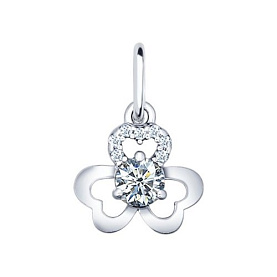 Подвеска SOKOLOV - Серебро 925, Фианит (арт. 94031343)