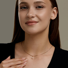 Подвеска Diamant - Золото 585, Фианит (арт. 51-130-00492-1)