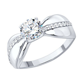 Кольцо Diamant - Серебро 925, Фианит (арт. 94-110-01222-1)