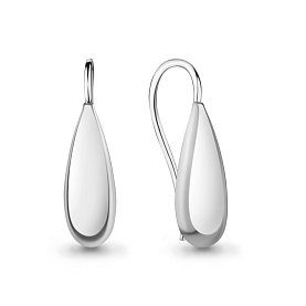 Серьги Аквамарин - Серебро 925 (арт. 35039.5)