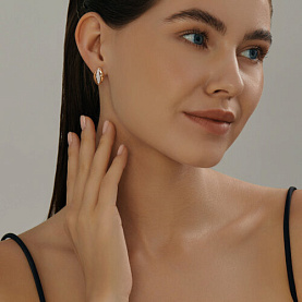 Серьги SOKOLOV - Серебро 925, Фианит (арт. 93020602)