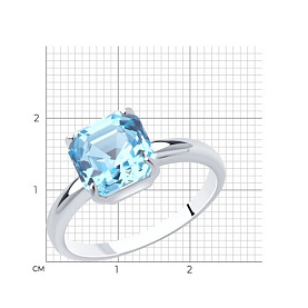 Кольцо SOKOLOV - Серебро 925, Swarovski (арт. 94013124)