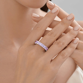 Кольцо SOKOLOV - Серебро 925, Фианит (арт. 94014432)