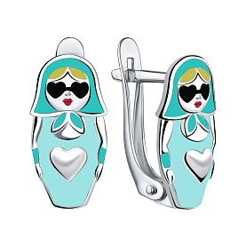 Серьги Talant - Серебро 925, Эмаль (арт. 10-79-0000-17348)