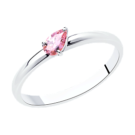 Кольцо SOKOLOV - Серебро 925, Фианит (арт. 94013469)