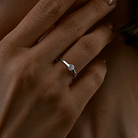 Кольцо SOKOLOV - Серебро 925, Фианит (арт. 94013563)