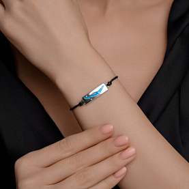 Браслет Diamant - Серебро 925, Фианит, Эмаль (арт. 94-150-02179-1)