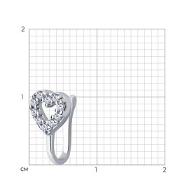 Пирсинг SOKOLOV - Серебро 925, Фианит (арт. 94060108)
