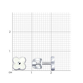 Серьги SOKOLOV - Серебро 925, Эмаль (арт. 94023113)