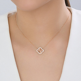 Колье SOKOLOV - Золото 585, Фианит (арт. 070701)