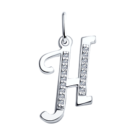 Подвеска SOKOLOV - Серебро 925, Фианит (арт. 94031372)