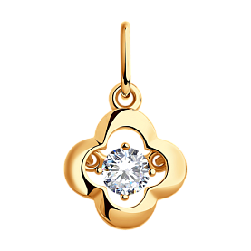 Подвеска SOKOLOV - Серебро 925, Фианит (арт. 93030375)