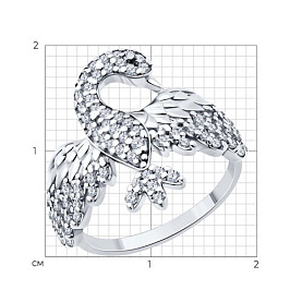 Кольцо SOKOLOV - Серебро 925, Фианит (арт. 94014073)