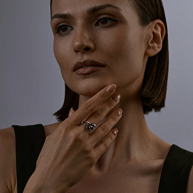 Кольцо SOKOLOV - Серебро 925, Гранат (арт. 92010014)