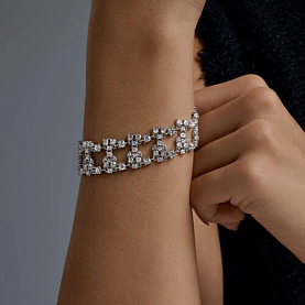 Браслет SOKOLOV - Серебро 925, Фианит (арт. 94051614)