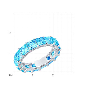 Кольцо SOKOLOV - Серебро 925, Фианит (арт. 94014433)