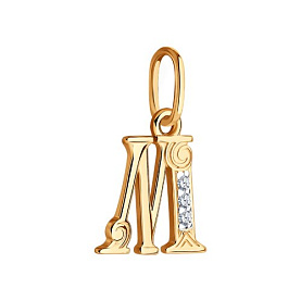 Подвеска SOKOLOV - Золото 585, Фианит (арт. 033825)