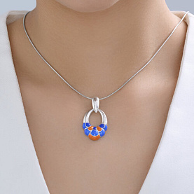 Подвеска Diamant - Серебро 925, Эмаль (арт. 94-130-00031-1)