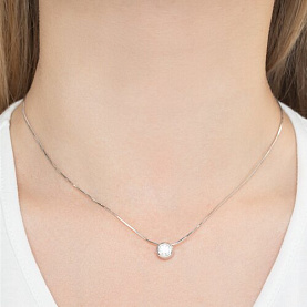 Подвеска SOKOLOV - Серебро 925, Фианит (арт. 94031378)