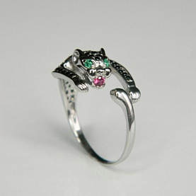 Кольцо Галатея - Серебро 925, Фианит (арт. 2038.2)