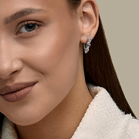 Серьги SOKOLOV - Серебро 925, Топаз (арт. 92025388)