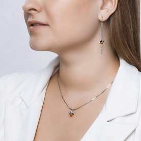 Подвеска SOKOLOV - Серебро 925, Эмаль (арт. 94031410)