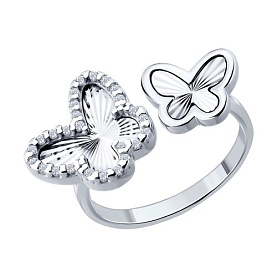 Кольцо SOKOLOV - Серебро 925, Фианит (арт. 94014986)