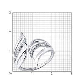 Кольцо Diamant - Серебро 925, Фианит (арт. 94-110-00195-1)