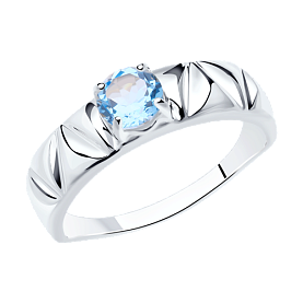 Кольцо Diamant - Серебро 925, Топаз (арт. 94-310-00793-1)