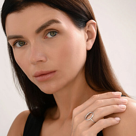 Кольцо SOKOLOV - Серебро 925, Фианит (арт. 94014465)