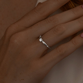 Кольцо SOKOLOV - Серебро 925, Фианит (арт. 94013735)