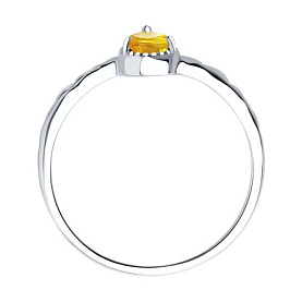 Кольцо SOKOLOV - Серебро 925, Цитрин (арт. 92012085)