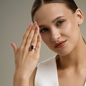 Кольцо SOKOLOV - Серебро 925, Фианит (арт. 94014818)