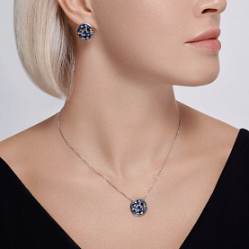 Серьги SOKOLOV - Серебро 925, Фианит (арт. 94026072)