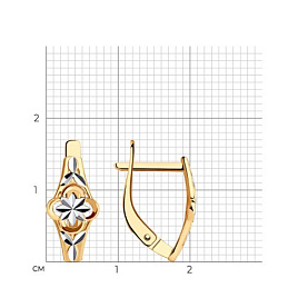 Серьги SOKOLOV - Золото 375 (арт. 31-120-01008-1)