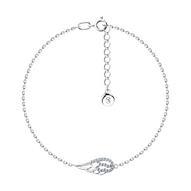 Браслет SOKOLOV - Серебро 925, Фианит (арт. 94050513)