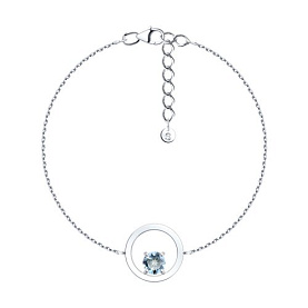 Браслет SOKOLOV - Серебро 925, Топаз (арт. 92050178)