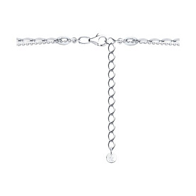 Колье SOKOLOV - Серебро 925, Горный хрусталь (арт. 92070128)