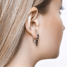 Серьги SOKOLOV - Серебро 925, Гранат (арт. 92020007)