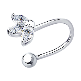 Серьга SOKOLOV - Серебро 925, Фианит (арт. 94170147)