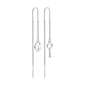 Серьги Diamant - Серебро 925 (арт. 94-123-01498-1)