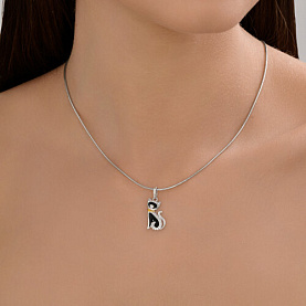 Подвеска Diamant - Серебро 925, Фианит, Эмаль (арт. 94-130-02260-1)