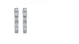 Серьги Platinum Lab. - Платина 950, Бриллиант (арт. ПС-069-02)