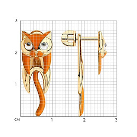 Серьги SOKOLOV - Серебро 925, Эмаль (арт. 93022232)