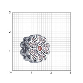 Подвеска SOKOLOV - Серебро 925, Фианит (арт. 94032908)